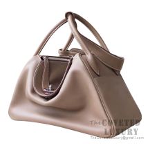 Hermes Lindy 30 Bag CC18 Etoupe Swift SHW