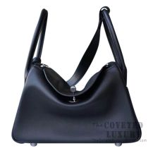 Hermes Lindy 30 Bag 89 Noir Swift SHW