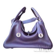 Hermes Lindy 30 Bag CC59 Raisin Clemence SHW