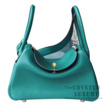 Hermes Lindy 30 Bag U4 Vert Vertigo Clemence GHW