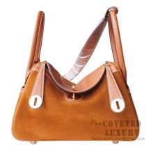 Hermes Lindy 30 Bag CC37 Gold Grizzly And Swift GHW