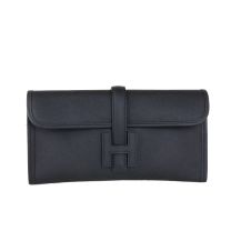 Hermes Jige Elan 29 Epsom Leather Black, front view