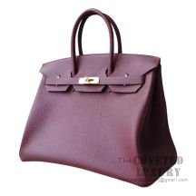 Hermes Cassis Purple N5 Crocodile Alligator Kelly 25 Bag Pochette Clutch