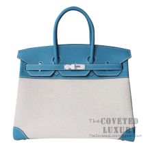 Birkin 35 Togo Blue Brighton