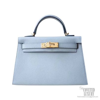 Hermes kelly bag light blue  Hermes kelly bag, Kelly bag, Hermes handbags