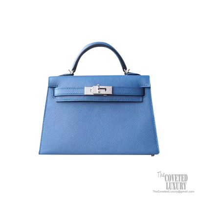 Hermes Birkin 30 Epsom Blue PHW