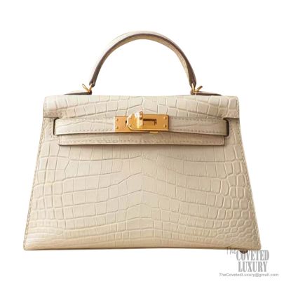 Kelly top hermes coccodrillo