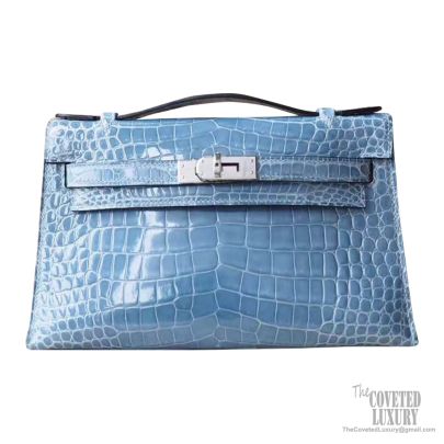 HERMES Kelly Pochette  Bags, Crocodile bags, Hermes kelly