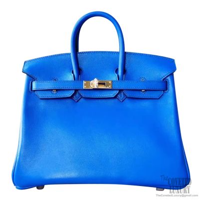 hermes birkin blue electric