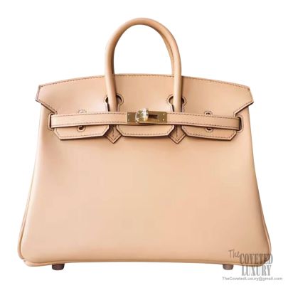 Hermes Birkin 25cm Bag Togo Calfskin Leather Gold Hardware, Tabac Camel  CK24 - SYMode Vip