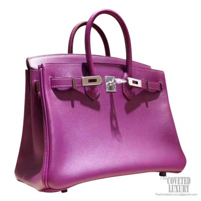 Hermes Birkin 25 Bag p9 Anemone Swift