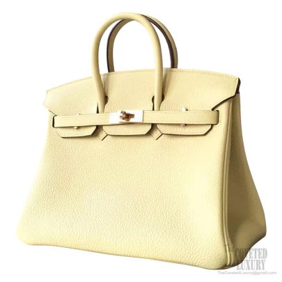 Hermes Birkin bag 30 Parchemin Togo leather Gold hardware