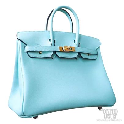 Hermes Kelly Bag In Tiffany Blue