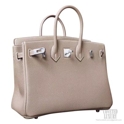 HERMES Lindy 30 Etoupe SHW Stamp A