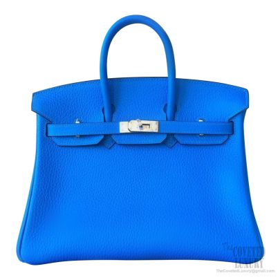 Hermes Lindy 26 Bag T7 Blue Hydra Clemence SHW