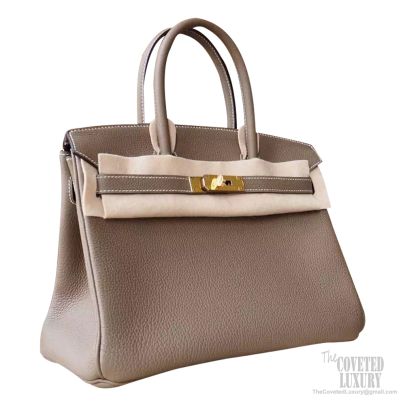 Hermes Garden Party Etoupe / CK18 Vache Liegee Tpm 30 Tote Bag Phw – Italy  Station