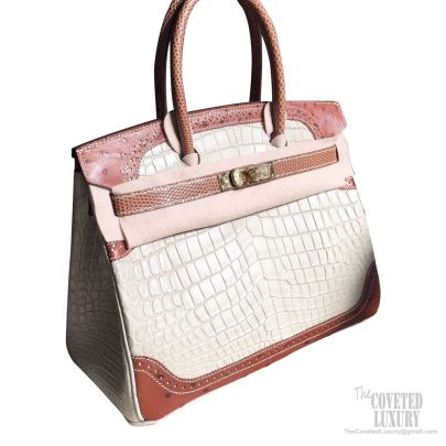 NEW HERMES HANDBAGS BIRKIN 30 8L HANDBAG BETON