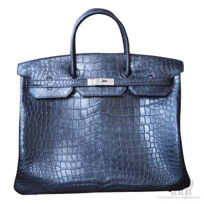 Hermes birkin new arrivals blue crocodile