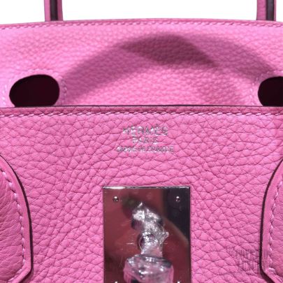 Hermes Birkin 35 Bag Pink 5P Togo SHW