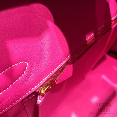 Replica Hermes Kelly Mini II Handmade Bag In Rose Tyrien Epsom Leather