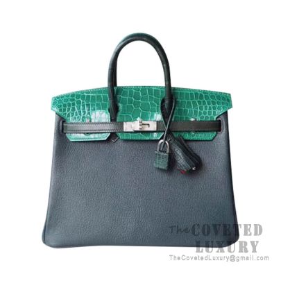 hermes green crocodile