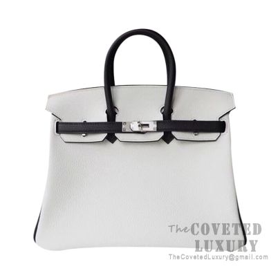 Hermes Birkin 25 Noir Togo Leather Palladium Hardware | Hermes Bags