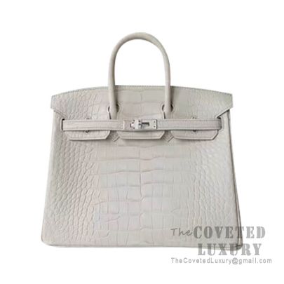 Women :: Bags :: Hermès Birkin 25 Alligator Blue Sapphire Matte