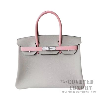 Hermes birkin deals bag grey