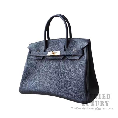 Hermes Birkin 30 Bag 89 Noir And S5 Rouge Tomate Togo GHW