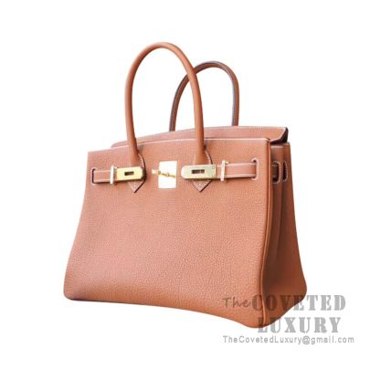 birkin 30 gold togo ghw