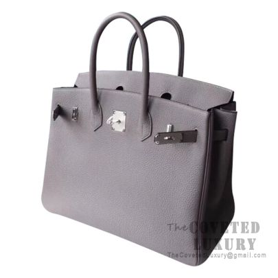 Hermès Gris Etain Togo Birkin 35 PHW, myGemma, DE