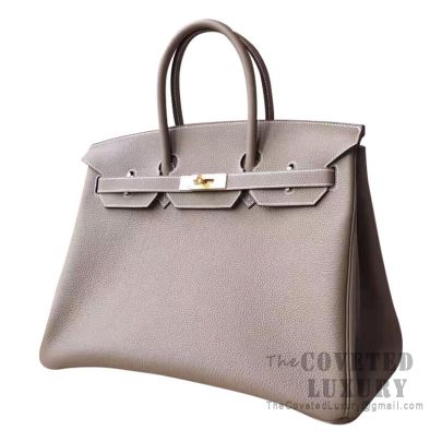 Hermes birkin hotsell etoupe 35