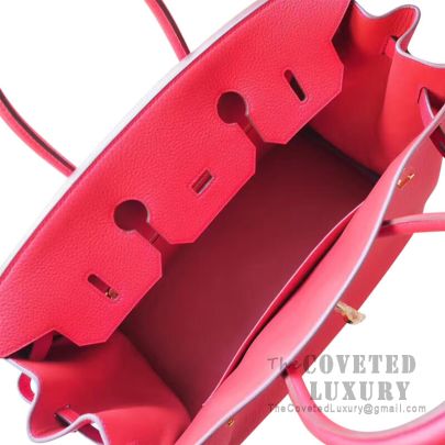 birkin 35 rouge tomate