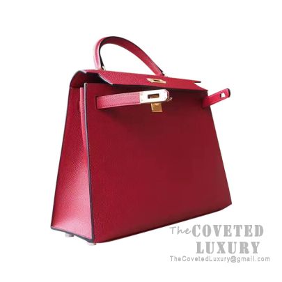 hermes rouge grenat kelly
