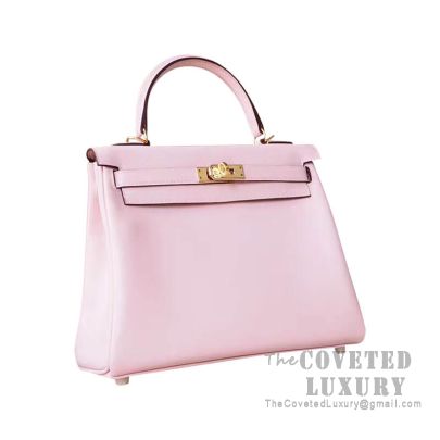 Hermes Mini Kelly I Bag 3Q Pink Sakura Swift GHW