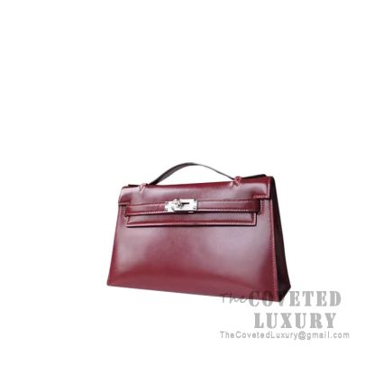 Hermes Mini Kelly I Bag CC55 Rouge H Box GHW