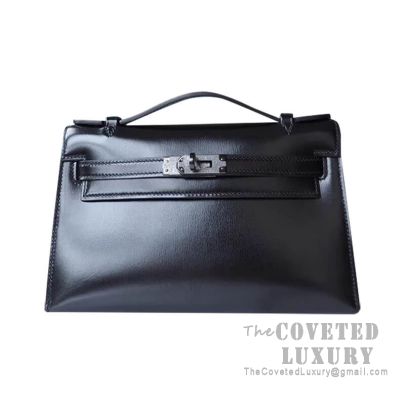 Hermes So Black Mini Kelly I Bag 89 Noir Box SHW