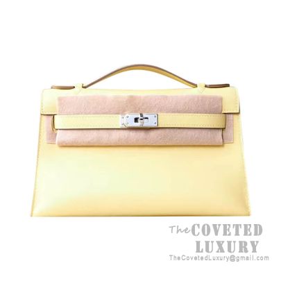 hermes kelly jaune poussin