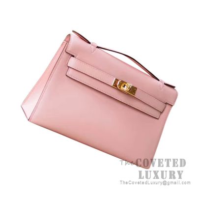 Hermes Mini Kelly I Bag 3Q Pink Sakura Swift GHW