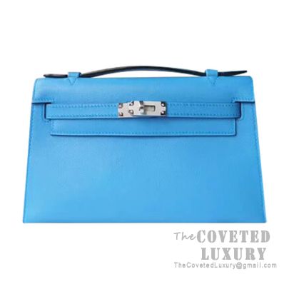 hermes kelly mini blue