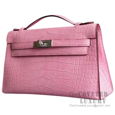 Pre-owned Hermes 2018 Mini Kelly Bag In Pink