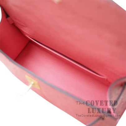 Hermes Pink Terre Cuite GHW Ostrich Birkin 30 Handbag