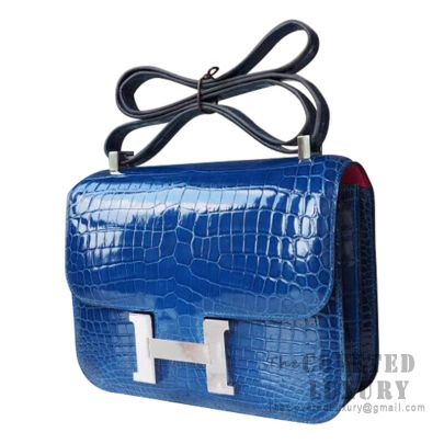 We Found a VINTAGE Hermes Constance 23 in Whale Skin