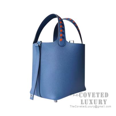 Hermes picotin 18 on sale blue