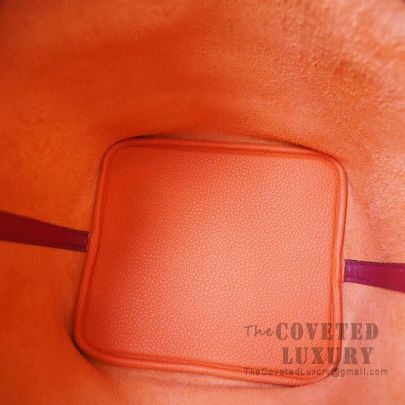 hermes picotin rouge grenat