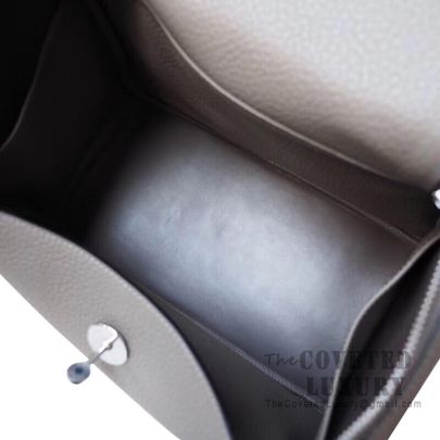 Hermes Lindy 26 Bag 8F Etain Clemence SHW