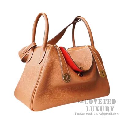 HERMES LINDY 26 GOLD CLEMENCE GHW