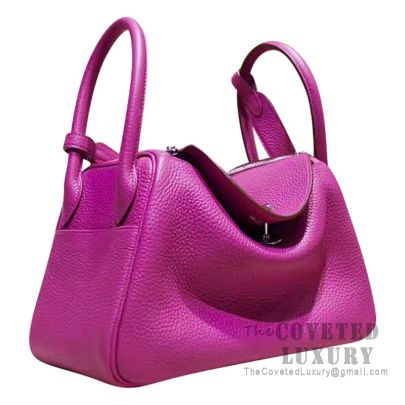 Hermes Lindy 26 Bag Purple Iris 9K Clemence